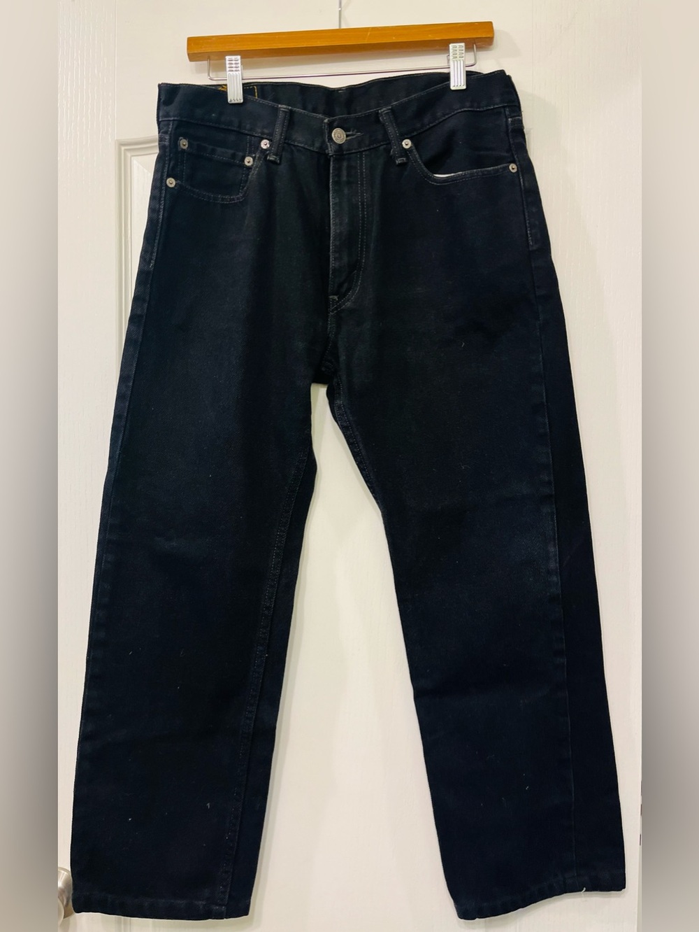 Levi's Men's 505 size 33/30 Black Straight Jeans